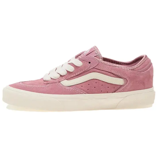 Vans Rowley Slip Resistant Cushioning Wear Resistant Low Top Skateboard Shoes Unisex Pink