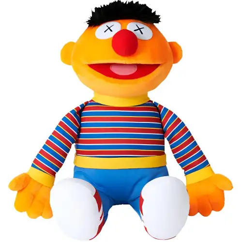 UNIQLO UNIQLO x SESAME STREET/Sesame Street x KAWS Ernie doll plush doll 45cm high