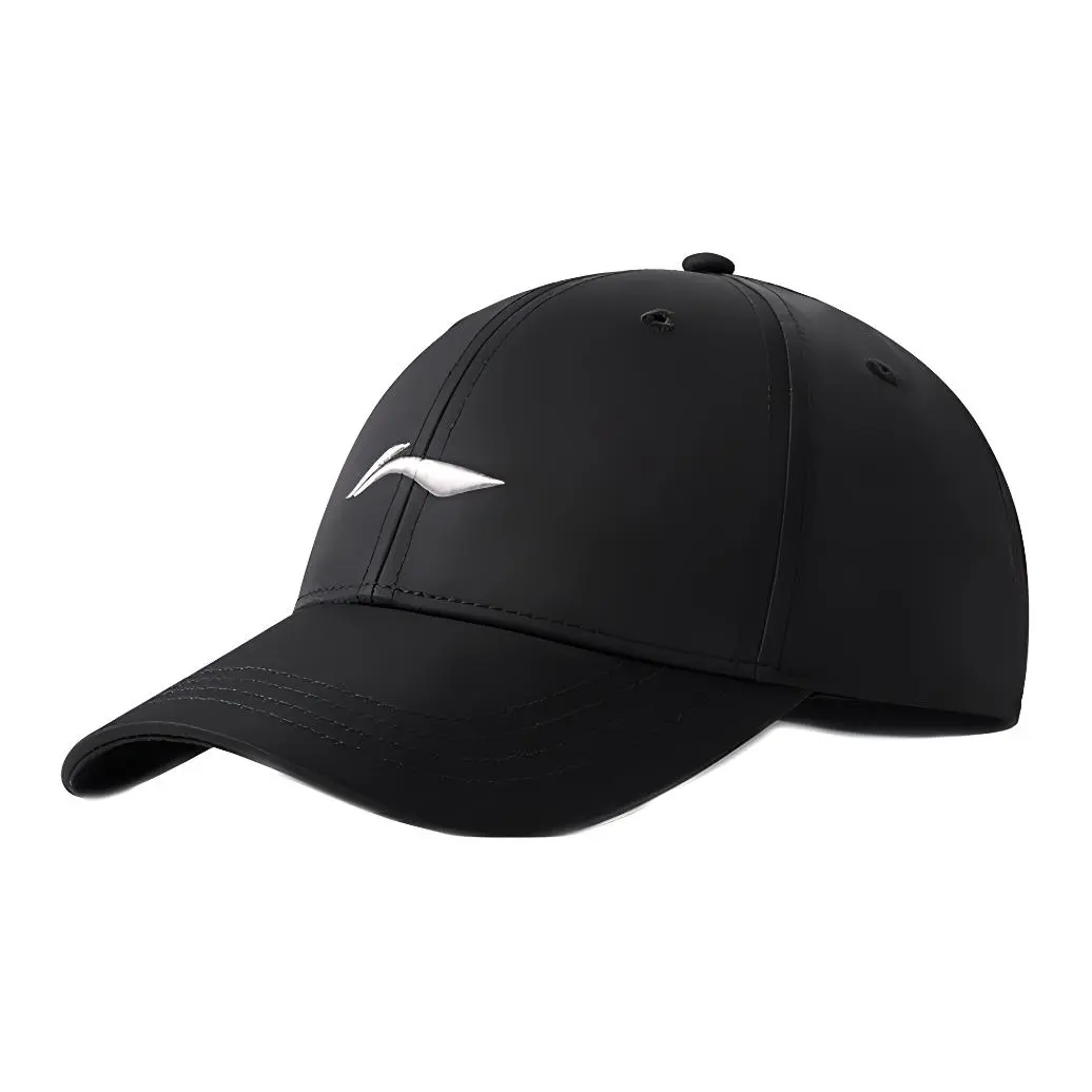 Li Ning Cotton Baseball Caps Men's Black