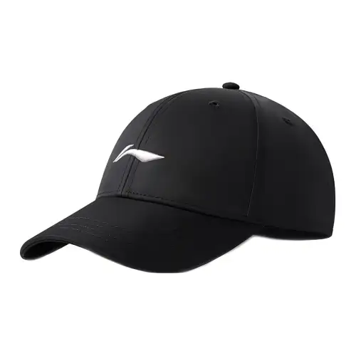 Li Ning Cotton Baseball Caps Men's Black