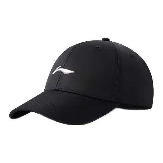 Li Ning Cotton Baseball Caps Men's Black