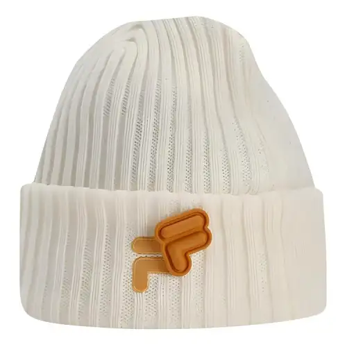 FILA FUSION Acrylic Beanies Unisex White