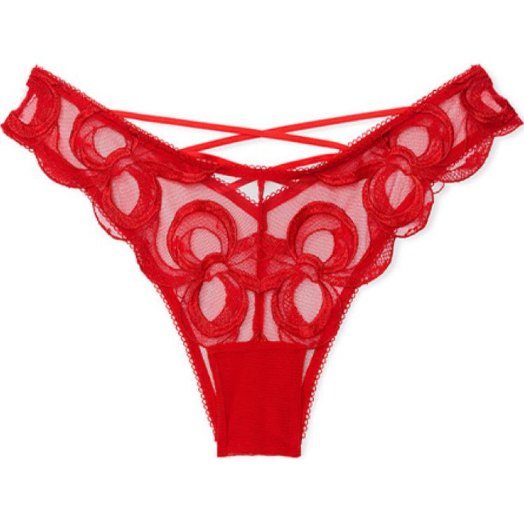 Женские трусы Victoria's Secret (красные)