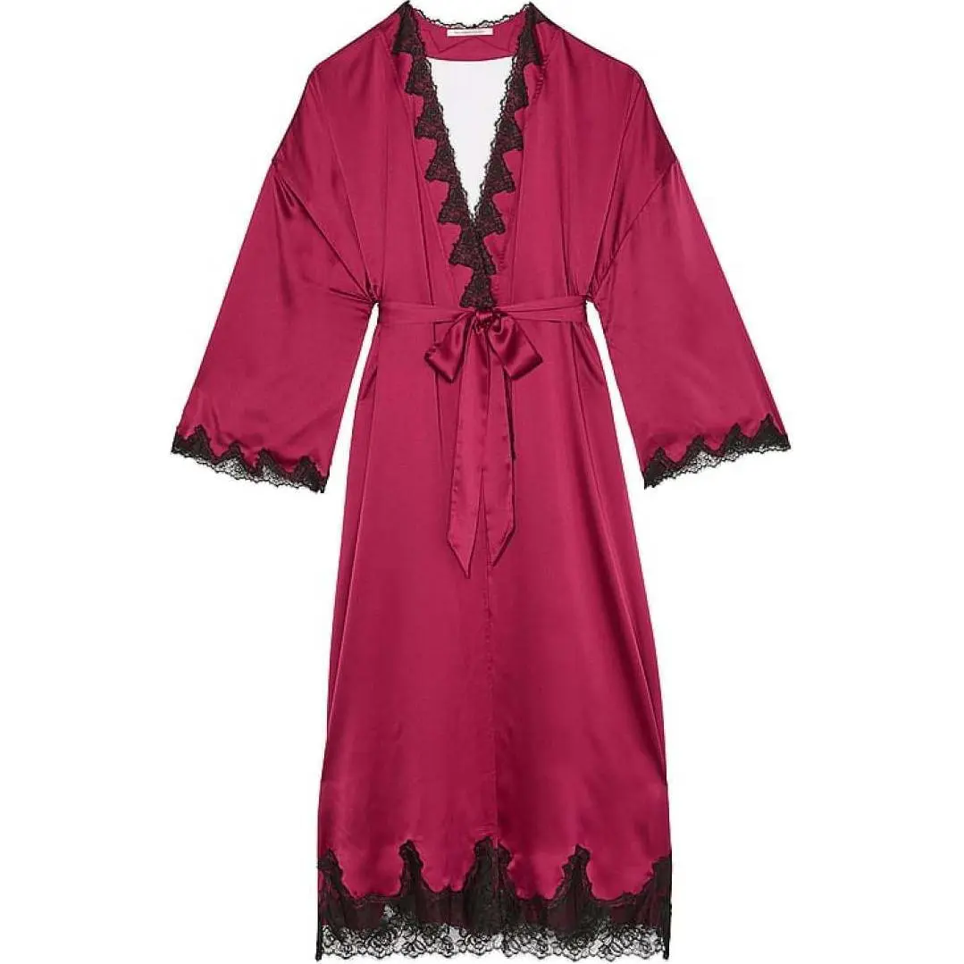 Victoria's Secret Sleep Robe Women's Burgundy