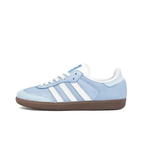 Adidas Originals SAMBA OG Abrasion Resistant Low top Skateboard Shoes Unisex Blue White