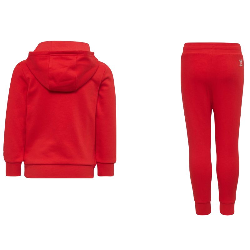 Спортивный костюм adidas originals HOODIE SET (красный) — фото 3