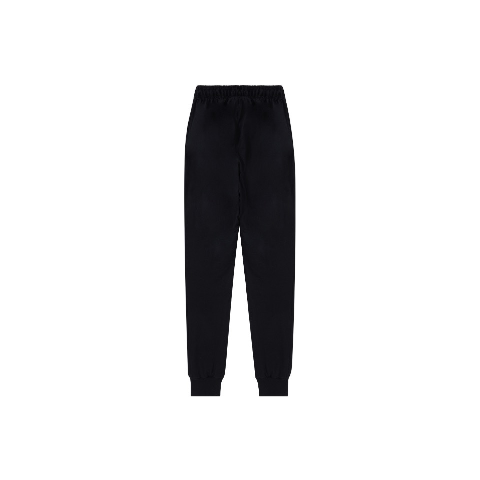 Champion Double Logo Embroidery Pullover Sweatshirt Loose Fit Elastic Cuff Fleece Lined Sweatpants