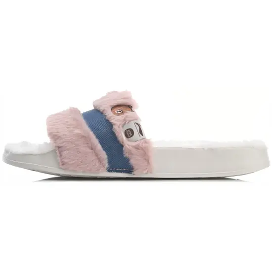 LINING X Line Friends Slides 'White Pink'