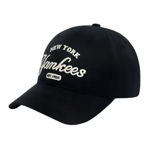 MLB Cotton Baseball Caps Unisex Black