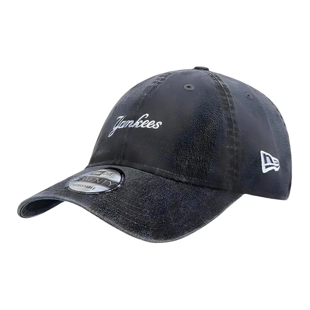 New Era Embroidered Letter Polyester Baseball Cap Gray