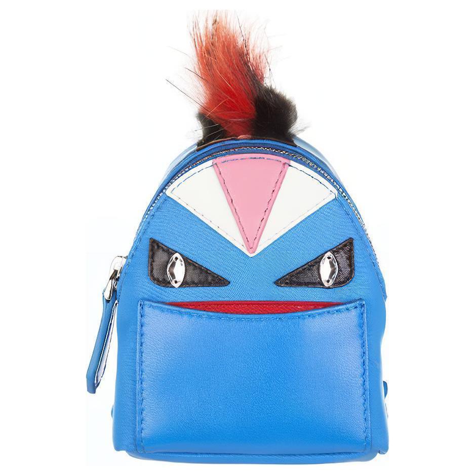 Женский рюкзак Fendi Multi Bag Bug (синий)