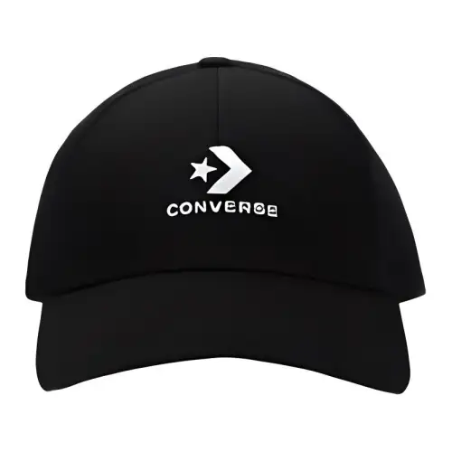 Converse Cotton Baseball Caps Unisex Black