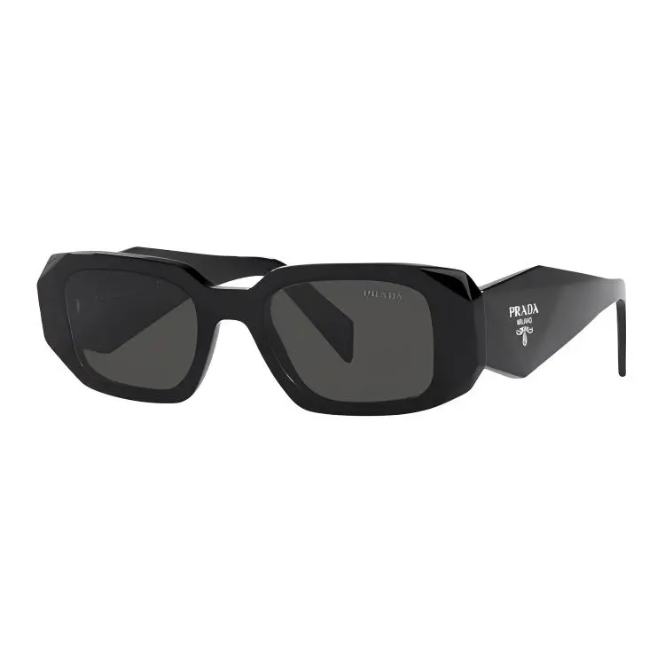 PRADA PR 17WSF 51 Dark Grey & Black Sunglasses