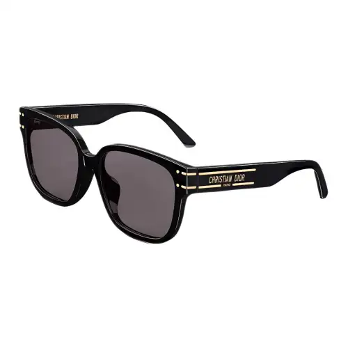 DIOR Square Sunglasses Unisex Black