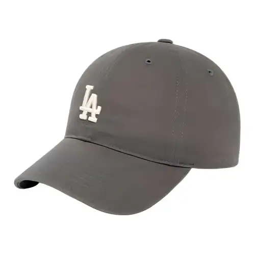 MLB Cotton Baseball Caps CP77 Unisex Charcoal Gray
