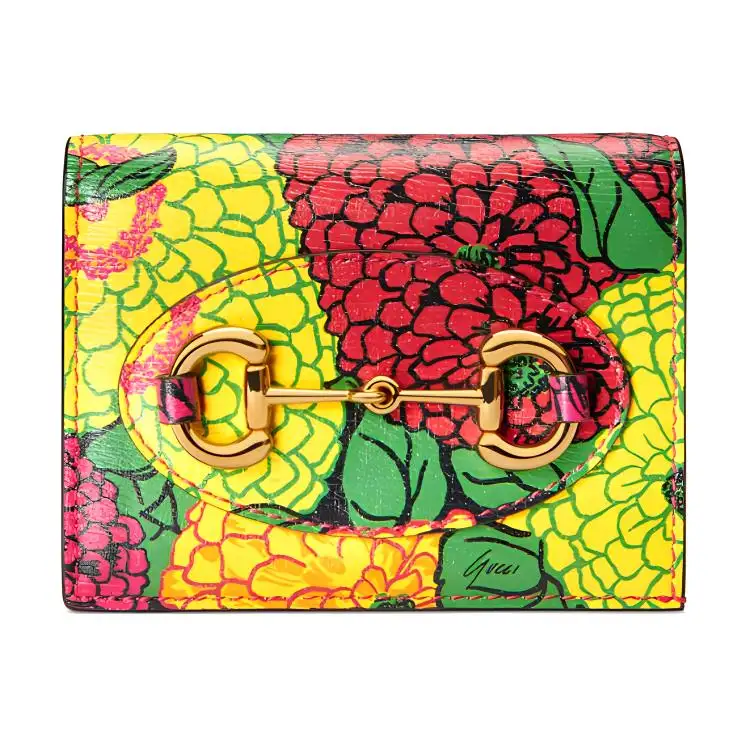 GUCCI Epilogue Collection Leather Wallet Women's Fuchsia