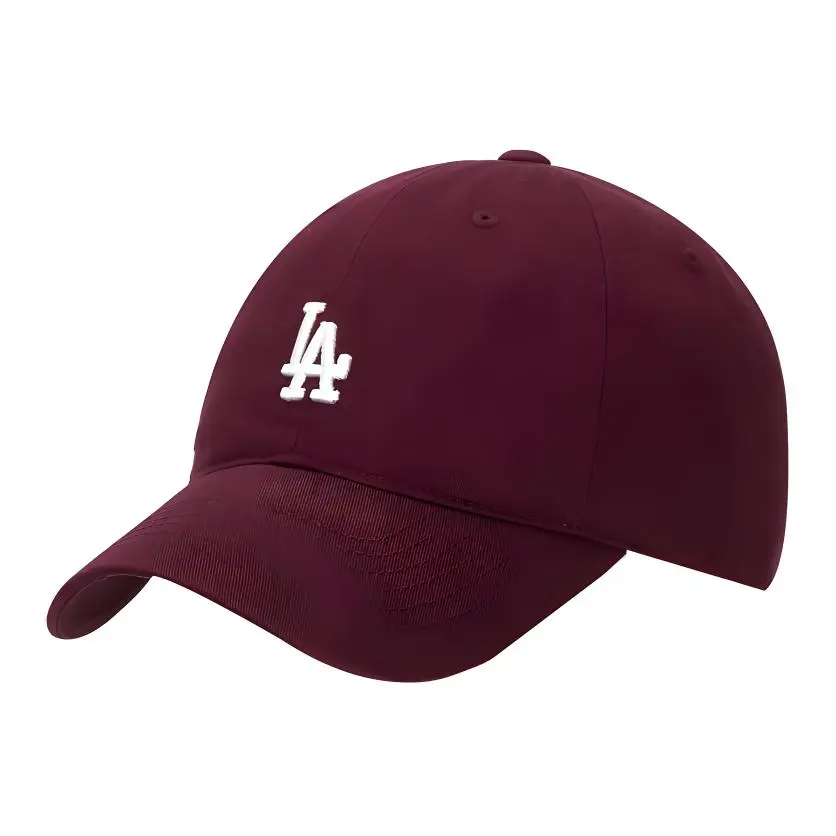 MLB Cotton Baseball Caps Unisex Burgundy