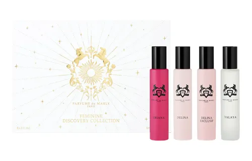 Parfums De Marly Women's Exploration Perfume Sample Set Four Piece Set Eau De Parfum EDP White Flower Musk 10ml*4