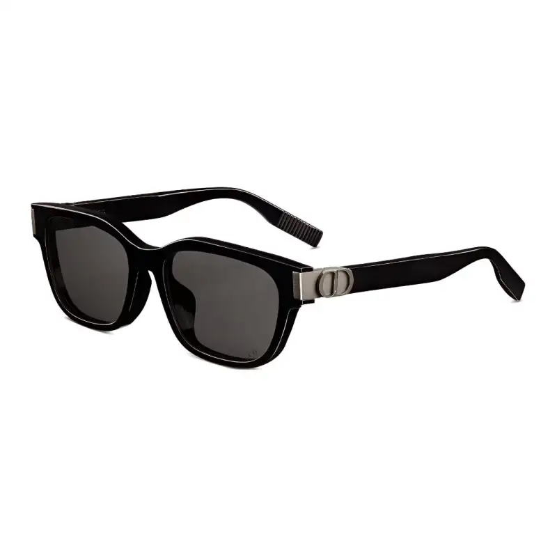DIOR Irregular Shape Sunglasses Men's Black