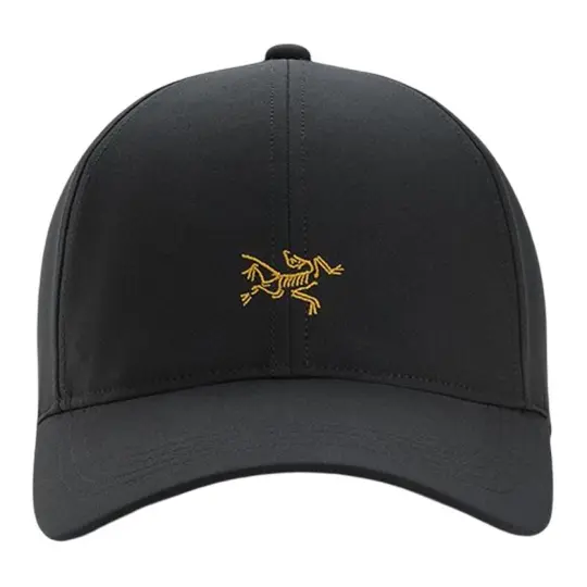 Arc'teryx Polyester Baseball Caps Unisex Black/Willow Vine/Velvet Sand Brown