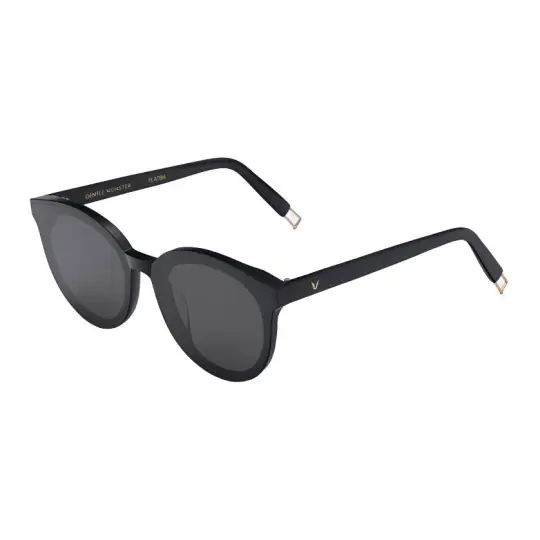 GENTLE MONSTER Acetate Metal Oval Sunglasses Unisex Black