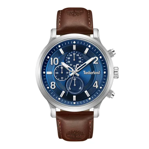 Timberland Driscoll Wrist Watches Quartz Movement Leather Strap Blue Dial Men's Watches