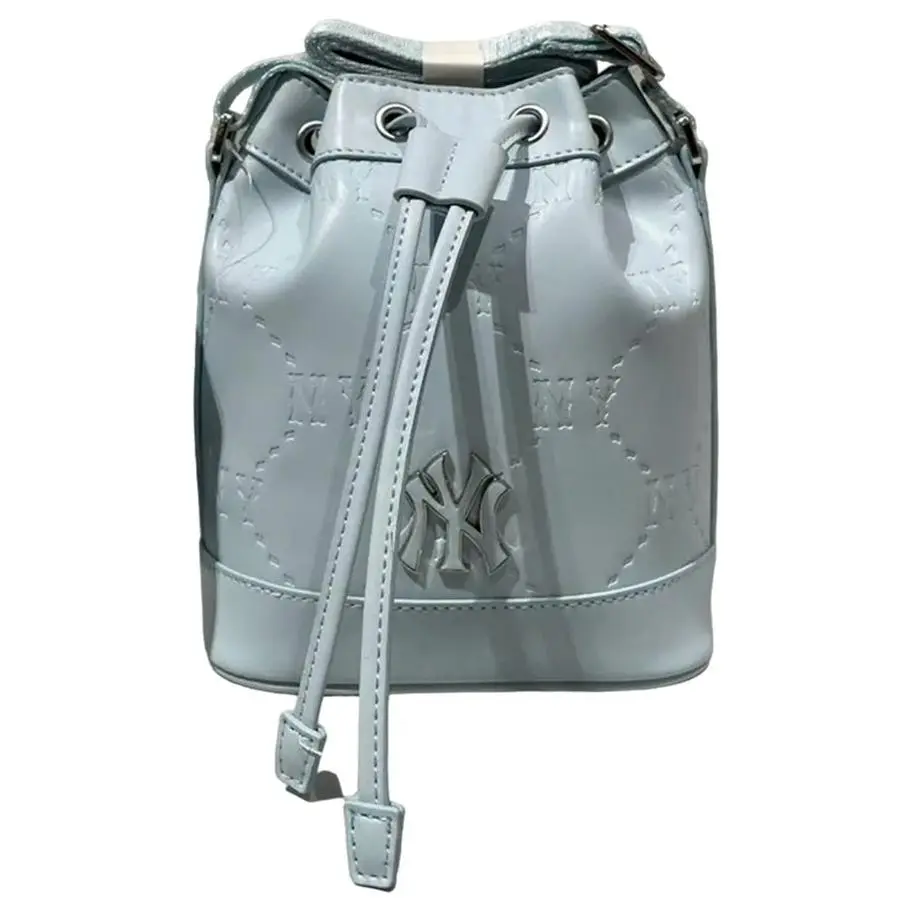 MLB Leather Crossbody Bags Unisex Light Blue
