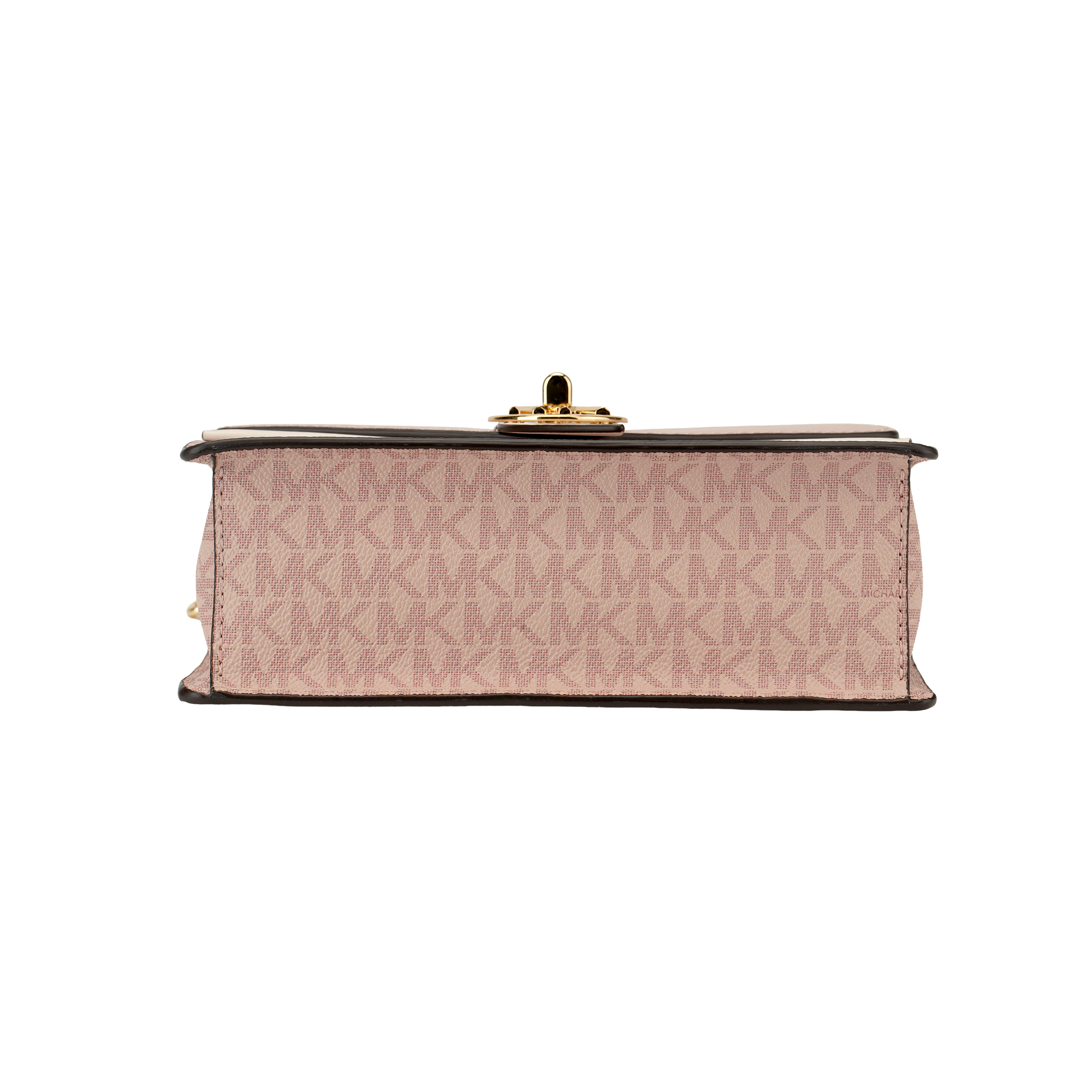 Женские сумка MICHAEL KORS MK Greenwich LOGO (розовый) — фото 7