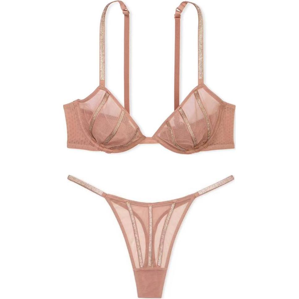 Женский комплект нижнего белья Victoria's Secret V (оранжевый)