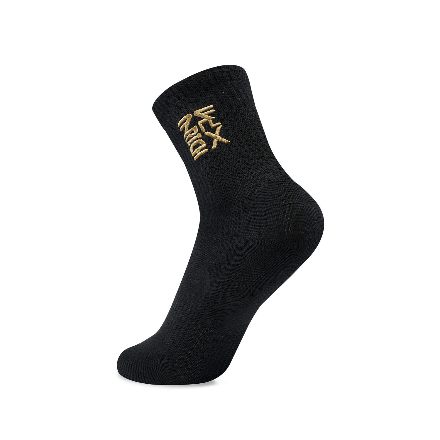 Li Ning Rijin Doujin Collection Crew Socks Unisex 1 Pack Black