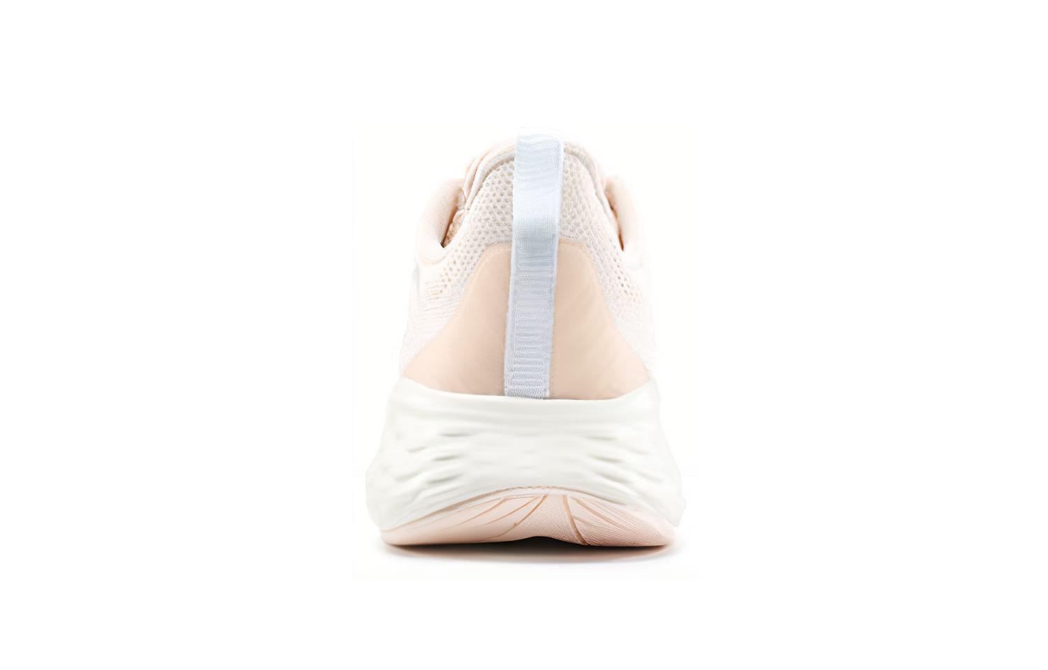 PEAK Fabric Cushioning Breathable Abrasion Resistant Slip Resistant Low top Running Shoes Women’s Canvas White