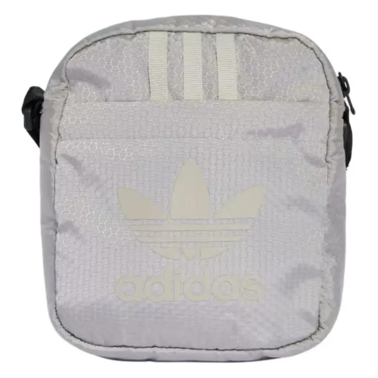 Adidas Originals Recycled Polyester Crossbody Bag Men's Gray