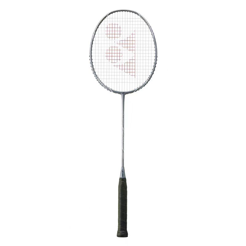 YONEX AXNT Silver Cut Full Carbon Badminton Rackets Offensive Type Heavy Head, Stiff Shaft Upper Class 4U/G5 Silver