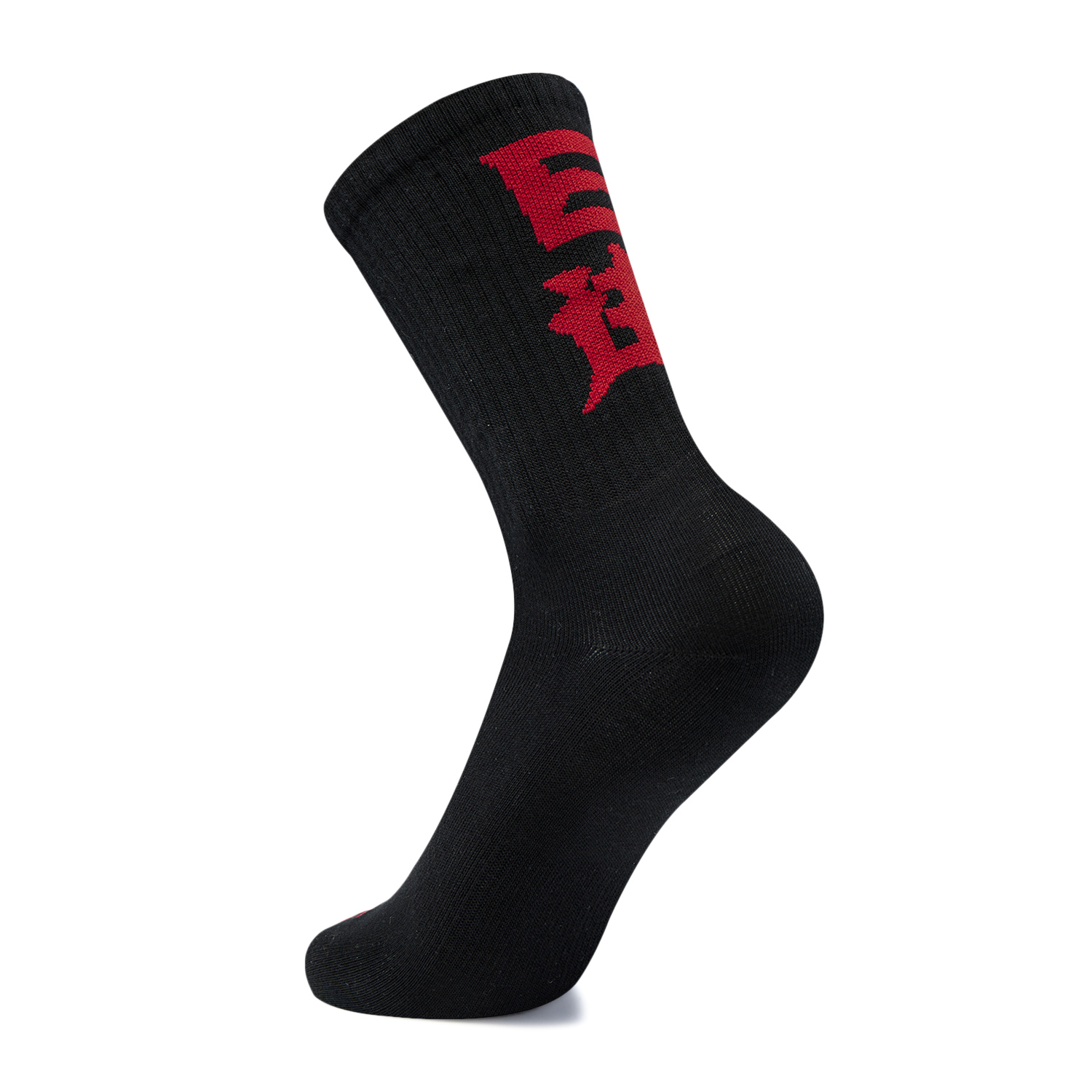 Li Ning Rijin Doujin Collection Knee High Socks Unisex 1 Pack Black