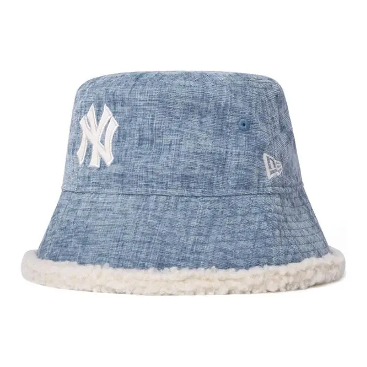 New Era Polyester Bucket Hats Unisex Blue Gray