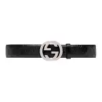 GUCCI Belt With Interlocking G Buckle