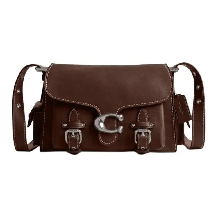 COACH Cargo Soft Tabby Cow Leather Portable Crossbody Bag, Shoulder Bag Medium Women's Maple Leaf