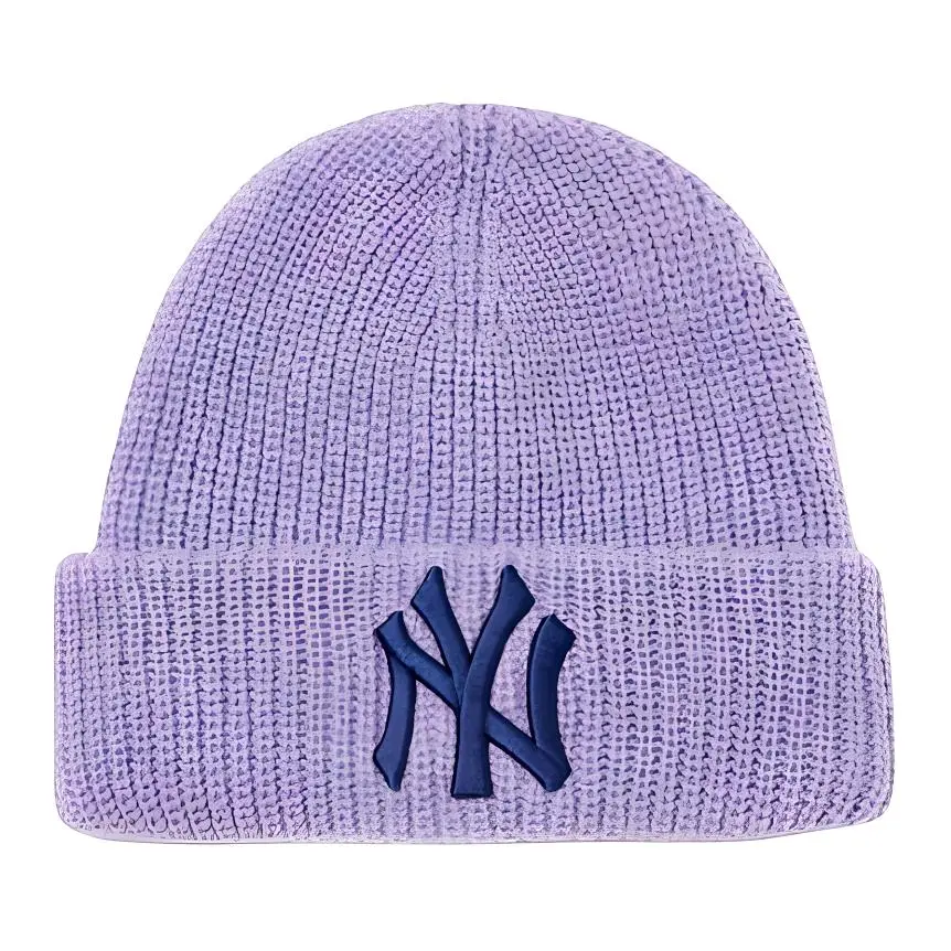 MLB Acrylic Beanies Unisex Lavender Purple