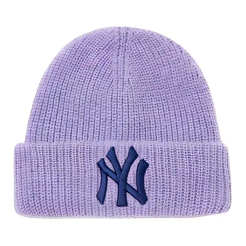 MLB Acrylic Beanies Unisex Lavender Purple