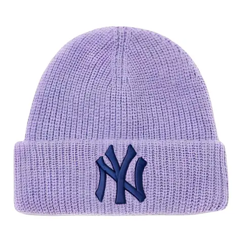 MLB Acrylic Beanies Unisex Lavender Purple