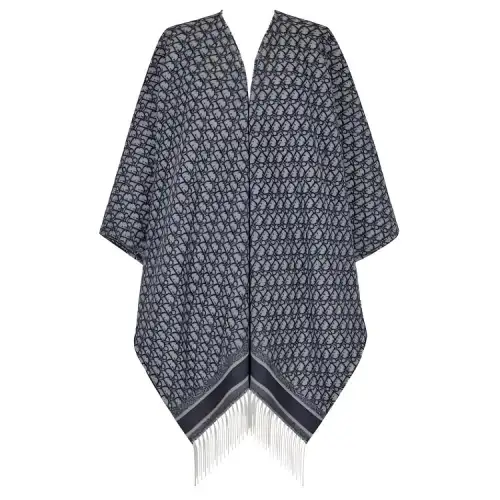 DIOR Oblique Cashmere Poncho