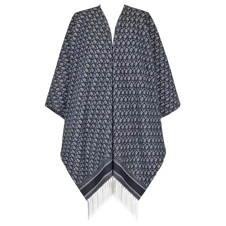 DIOR Oblique Cashmere Poncho