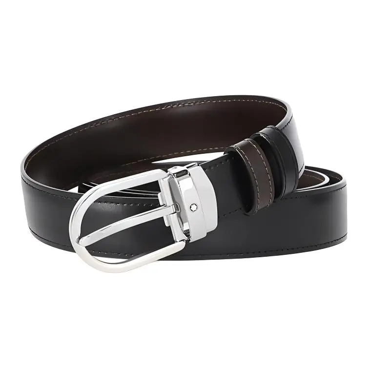 MONTBLANC Reversible Leather Belt