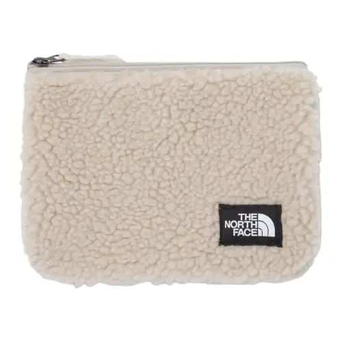 THE NORTH FACE Polyester Fleece Clutch Bag Regular Unisex Cream