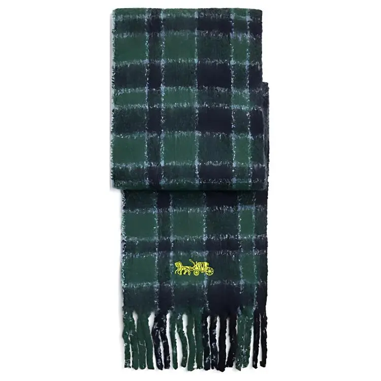 COACH Knit Scarves Women's Green