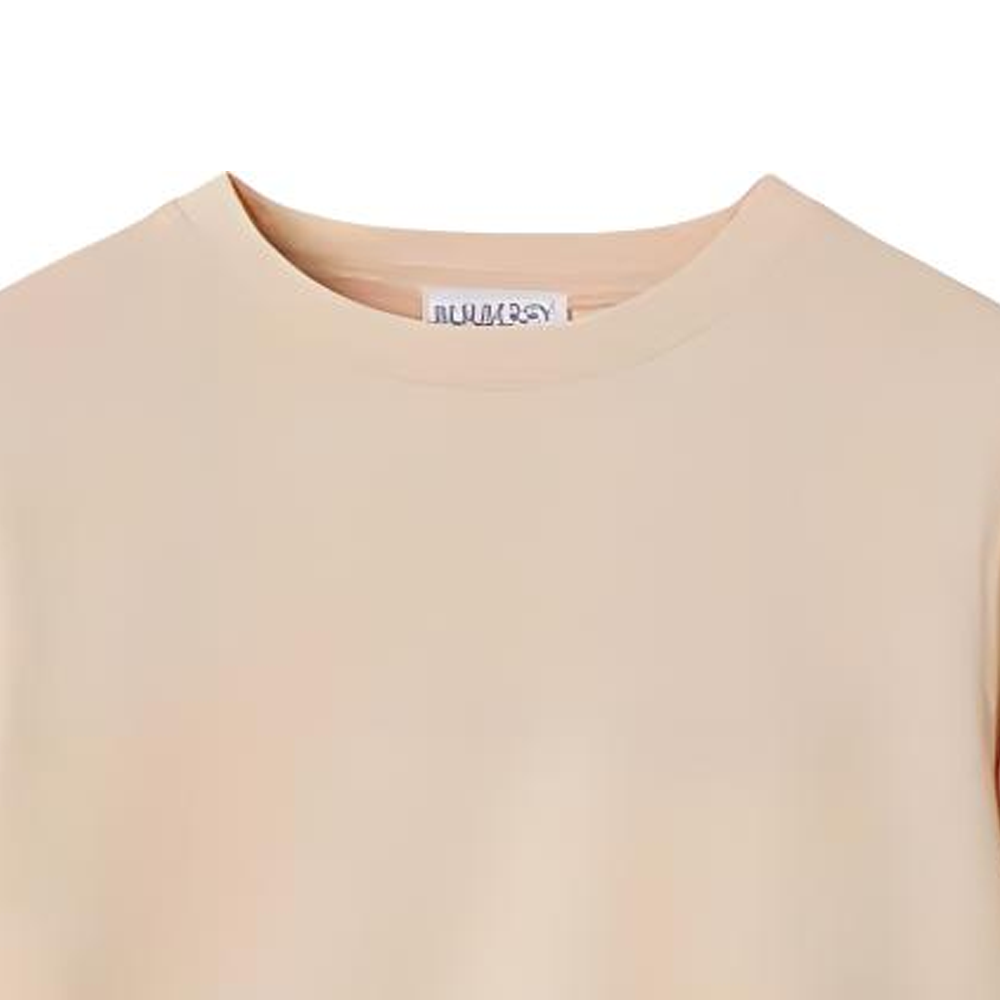 Мужская футболка Burberry Plaid Label Long Sleeve (белая) — фото 6