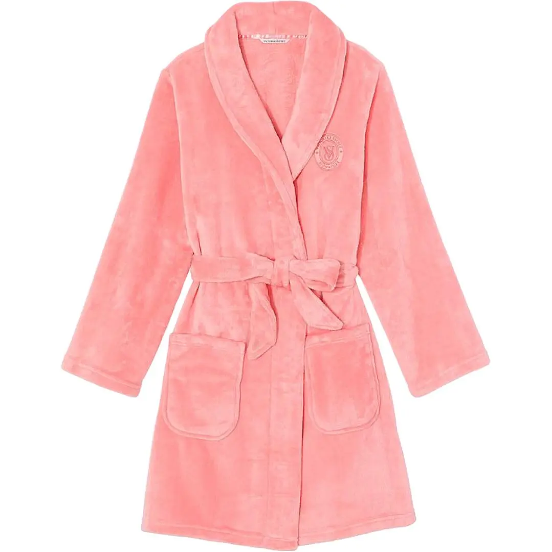 Victoria's Secret 24 Big Show Collection THE MIX Sleep Robe Women's Peach Pink