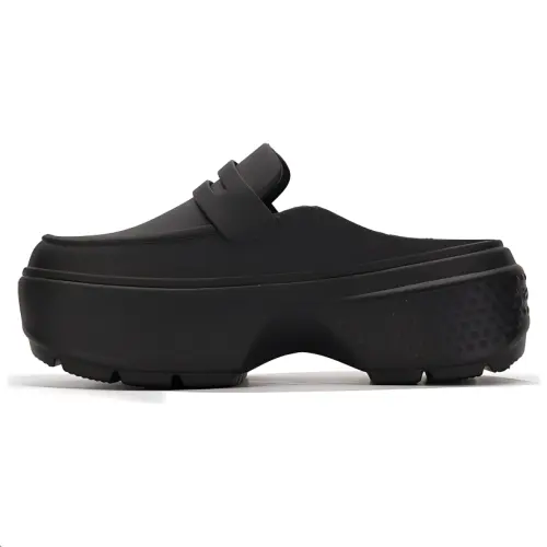 Crocs Abrasion Resistant Slip Resistant Closed Toe Slippers Unisex Black