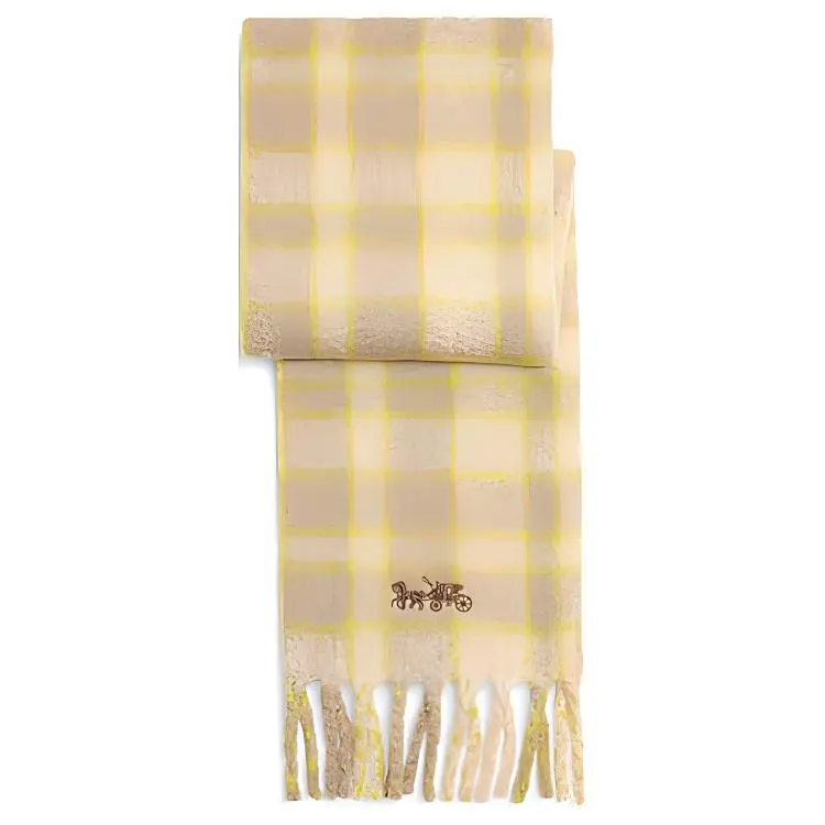 COACH Knit Scarves Women's Yellow
