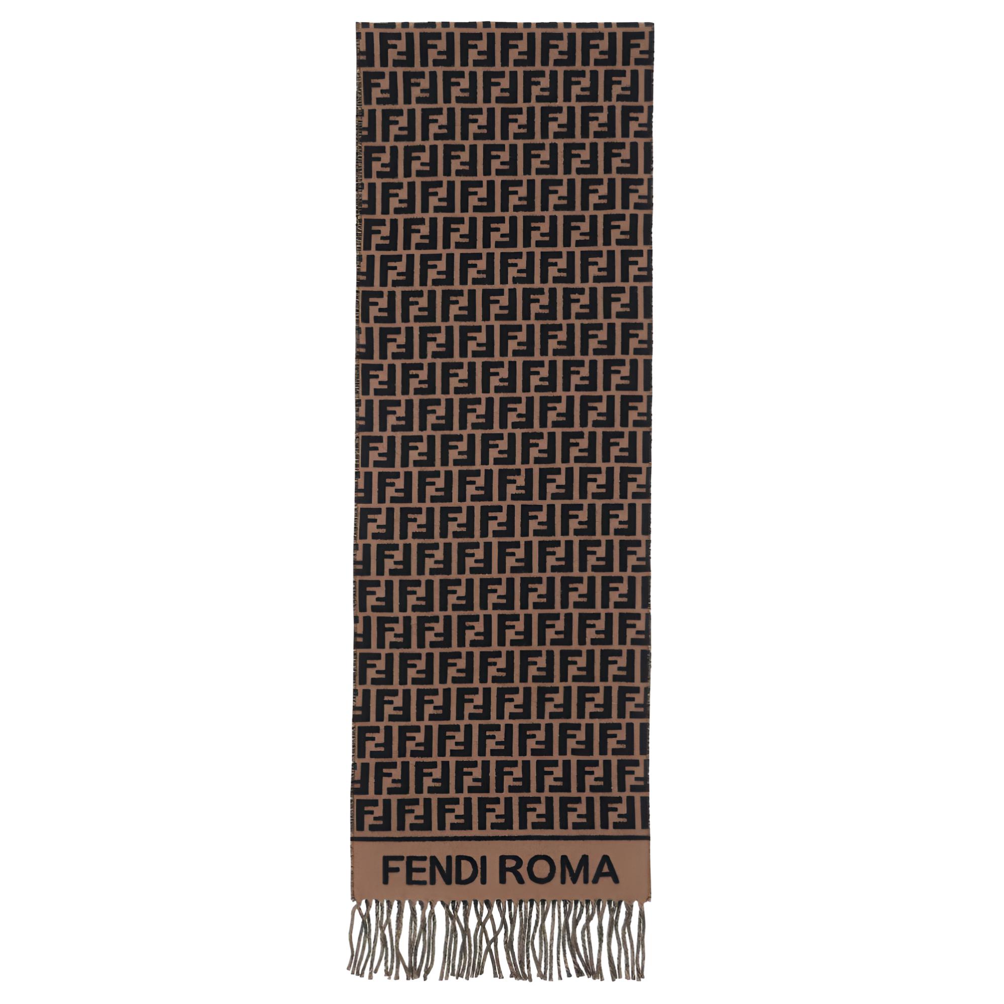 Шарф Fendi FENDI F (коричневый)